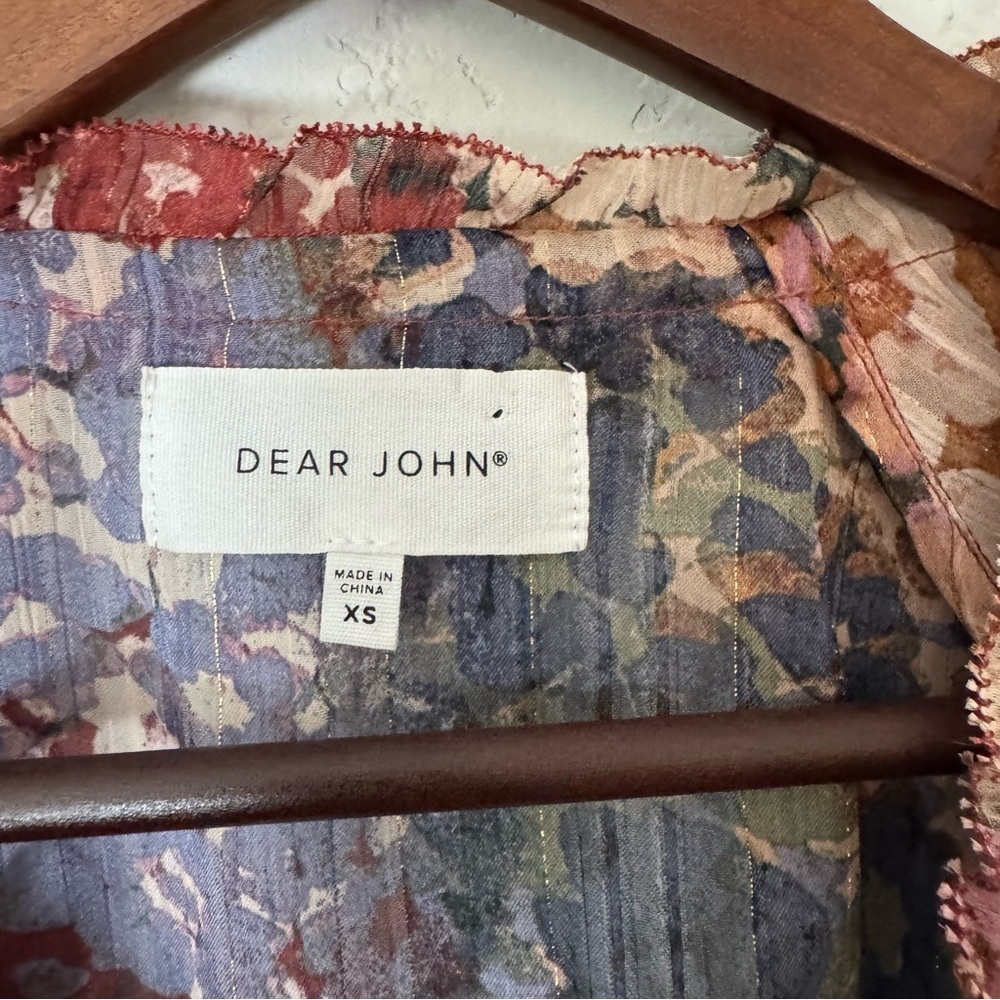 Dear John Multicolor Ruffle Blouse - Picture 5 of 8